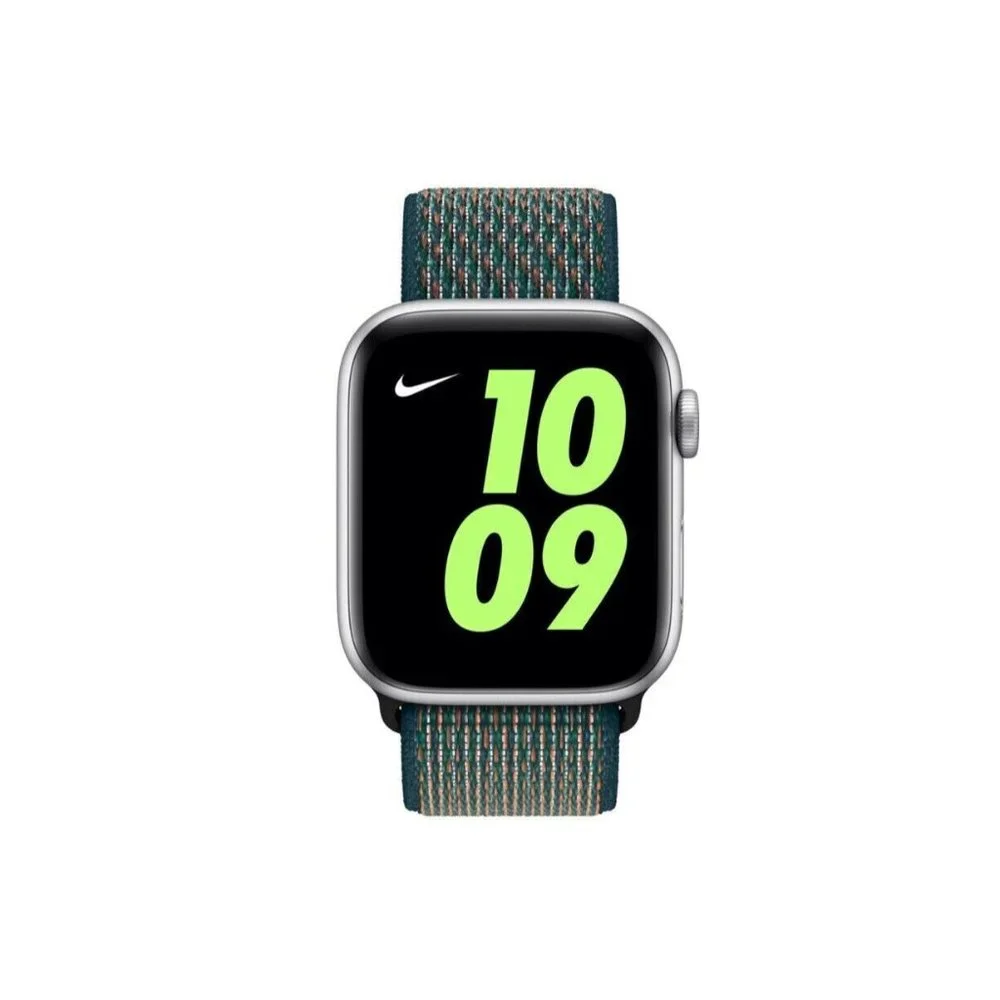 Apple Watch Nike Sport Loop Band Hyper Crimson/Neptune Green 38 40 41 mm S/M M/L
